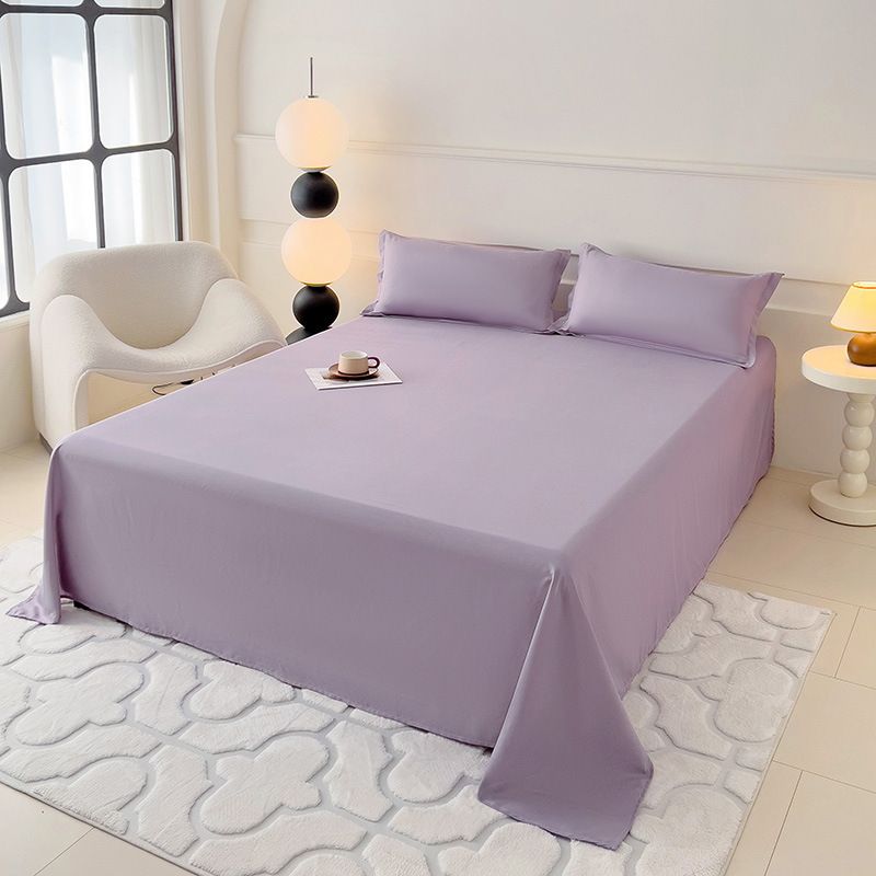 120*230cm ,150*230cm,180*230cm,220*230cm,230*250cm,Bed Sheet pillowcase Aloe vera cotton, washed cotton, bed sheets, plain brushed wool CRRSHOP 48*74cm pillow case free shipping# 01
