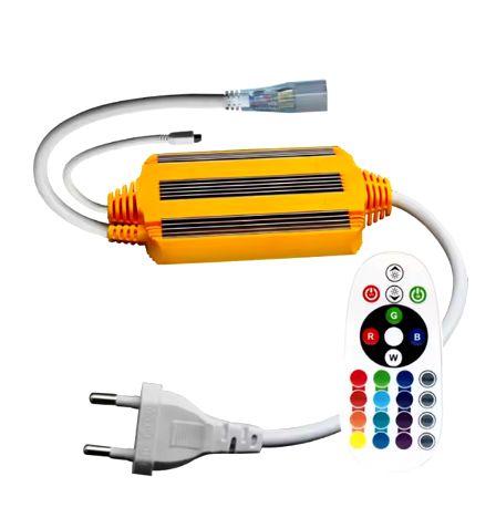 Strip Light LED Lighting Waterproof 110v/220v SMD5050 100M 1PCS 16colors Remote control RGB Led Strip Light 100M/Roll for Home Decor