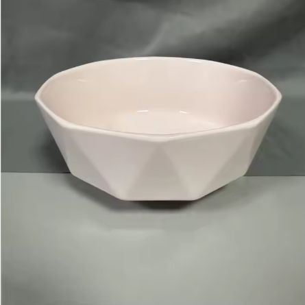 Simple Classic Design Ceramic Diamond Plate Dish Porcelain Charger for Party Diamond Bowl Tableware