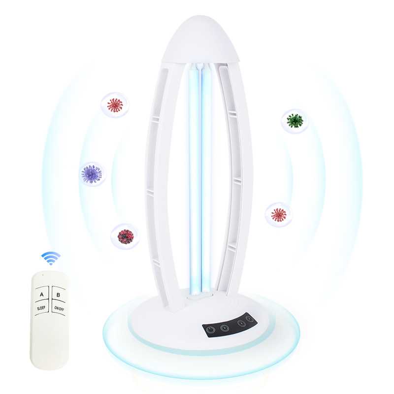 AUNONT Ultraviolet Disinfection Lamp Mites Ozone Ultraviolet Sterilization Lamp Household Ultraviolet Sterilization Lamp White
