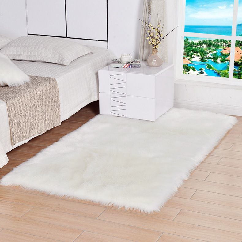 New style faux wool carpet for home, bedroom, living room, hotel, no shedding, long hair rug, window sill pad, floor mat