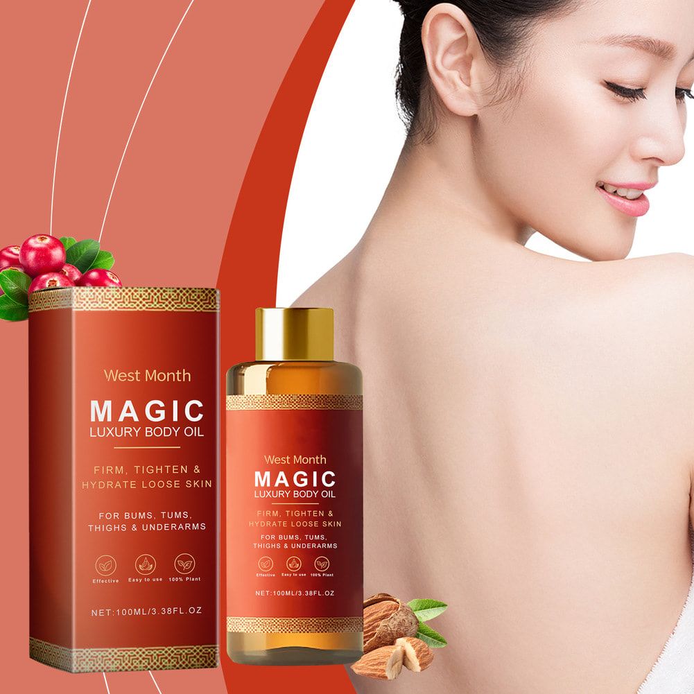 West Month Body Firming Oil Deep Moisturizing Improve Sagging Skin Tightening Increase Elasticity Nourishing Magic Luxury Body Care
