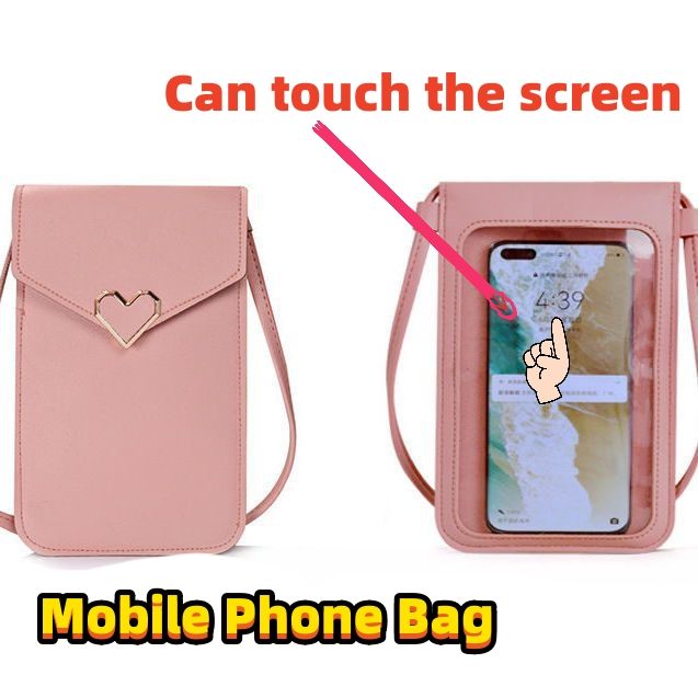 Women's black blue gray small bags CRRshop free shipping female new fashion trend Mobile Phone Bag Women's Fashion Mini Versatile Student Crossbody Bag Women's Bag Cover Lightweight Dual Purpose Mobile Phone Case ladies leather latch vertical square shape bag