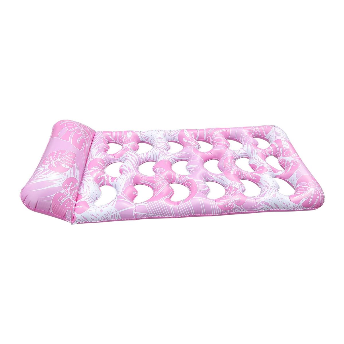 New PVC Inflatable Hole Floating Row Summer Water Party Inflatable Floating Row Love Backrest Floating Bed Swimming Ring
