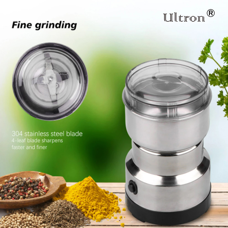 Ultron Grinding Machine Electric Coffee Grinder Salt And Pepper Grinder Spice Grinder Grain mill Electric Spice Mill Blender Kitchen