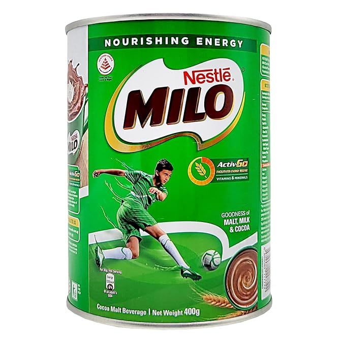 NESTLE Milo Tin 400g SUPPORTS ENERGY RELEASE