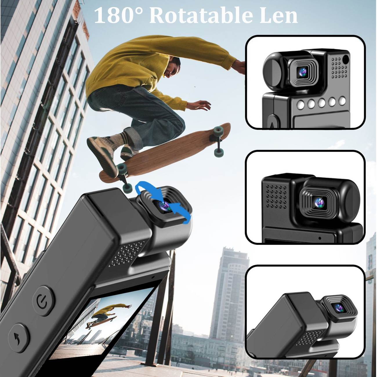 L9 sports camera ultra-clear picture quality portable outdoor video wifi camera conference recorder recording pen HD night vision
