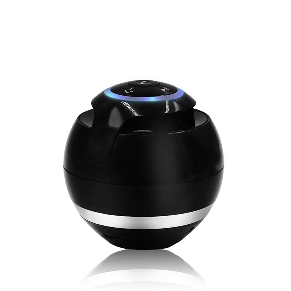 Wireless Bluetooth Speaker Ball Post TF FM Radio MP3 - BlackBlack-A18