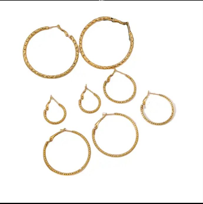 Exaggerate Big Smooth Circle Hoop Earrings Simple Party Round Loop Earrings for Women Jewelry