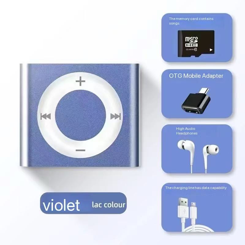 Mini portable MP3 player for students to listen to music, high school English listening exercise, small MP3