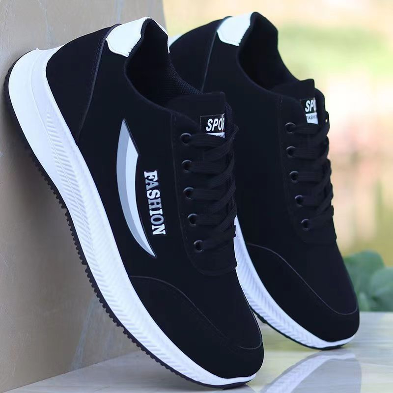 CC-818 Men's Casual and Comfortable Cloth Shoes Mesh Breathable Non-Slip Wear-Resistant Sneakers