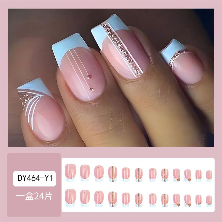 Fake Nail Short Pink Clor Mother's Day Gift Women Make Up Set