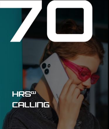
Infinix Hot 30 Play, 6.82", 8GB RAM, 128GB, 6000mAh, (DUAL SIM), 4G - Bora Purple

