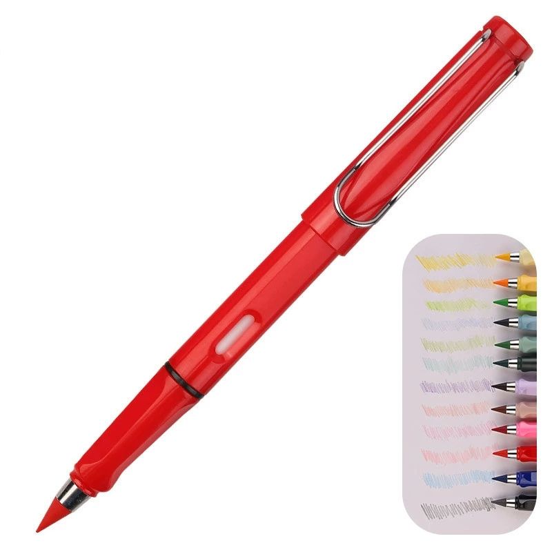 Colored pencil, no ink, no sharpening, eternal upright posture, pencil for drawing and writing, erasable and not easily broken CRRSHOOP free shipping colored pen 