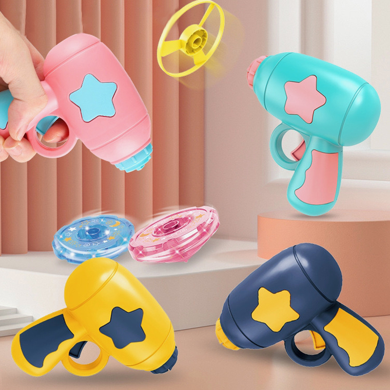 Toy for Kids, Flying Saucers, Frisbee Kit, Spinning Tops, Combo Pack, UFO, Boomerang, Gift for Boys, Girls, with Sparkling Lights, 7 in 1 Set