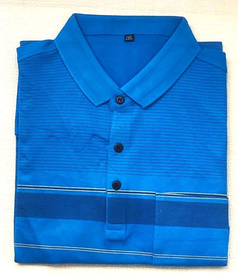 Casual Trend Men Polo-Neck Contrast Color Shirt  Summer Male Clothes Fashion Business Office Short Sleeve Pure Cotton TopsL