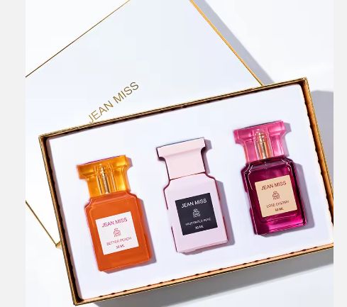 3PCS X 30ML Set Jean Miss luxury Floral Fruity Long lasting fragrance women's perfume gift sets