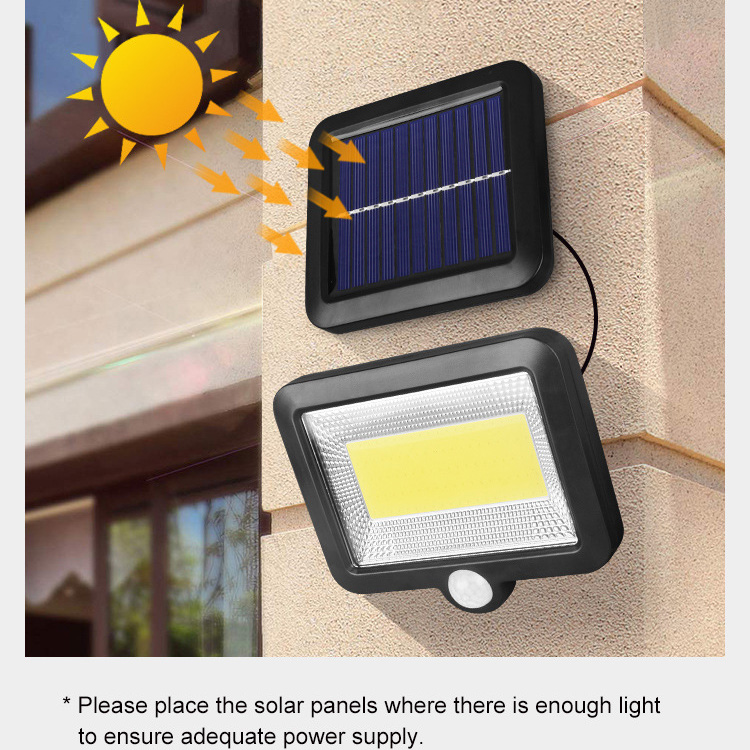 100LED Solar Light Outdoor Motion Sensor Recharge Solar Wall Light Waterproof Emergency Led Light For Street Garden Porch Lamp 