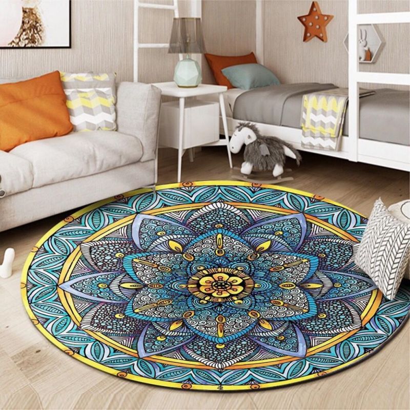 60cm ,80cm,100cm Circular carpet, bedroom bedside mat, computer chair cushion, living room coffee table blanket, foot mat Diameter 60cm ,80cm,100cm Floor Mat