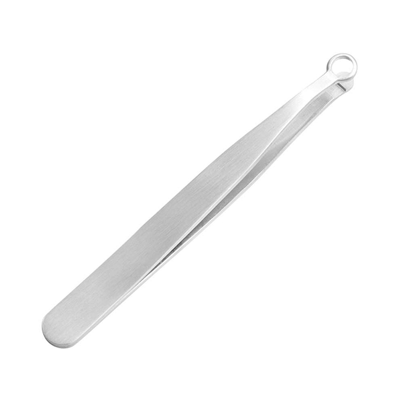 BM-01 Universal Nose Hair Trimming Tweezers, stainless steel Nose Hair Trimmer Long Tweezers - Round Head Grooming Scissor Eyebrow Clippers Trimmer (1pc)