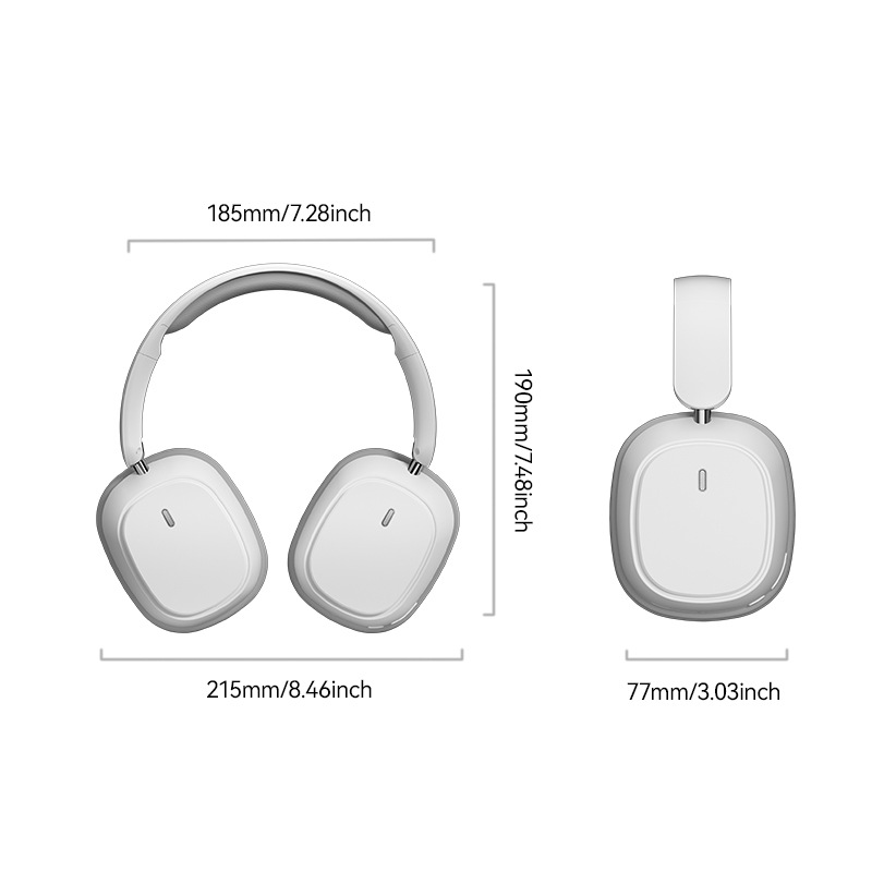 Wireless over-ear ultra-long battery life foldable stereo Bluetooth headphones
