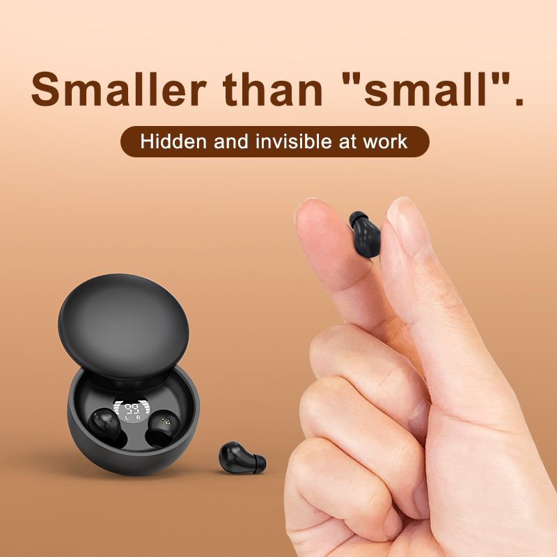 New SK26 Headset sliding wireless Bluetooth 5.4 earphones TWS ultra small super mini sleep invisible Headphones in ear earplugs