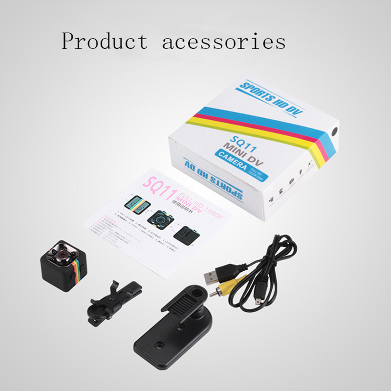 1080P HD Camera SQ11 with Night Vision