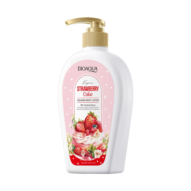 BIOAOUA Strawberry Cake Nourishing Body Lotion Moisturizing Body Lotion
