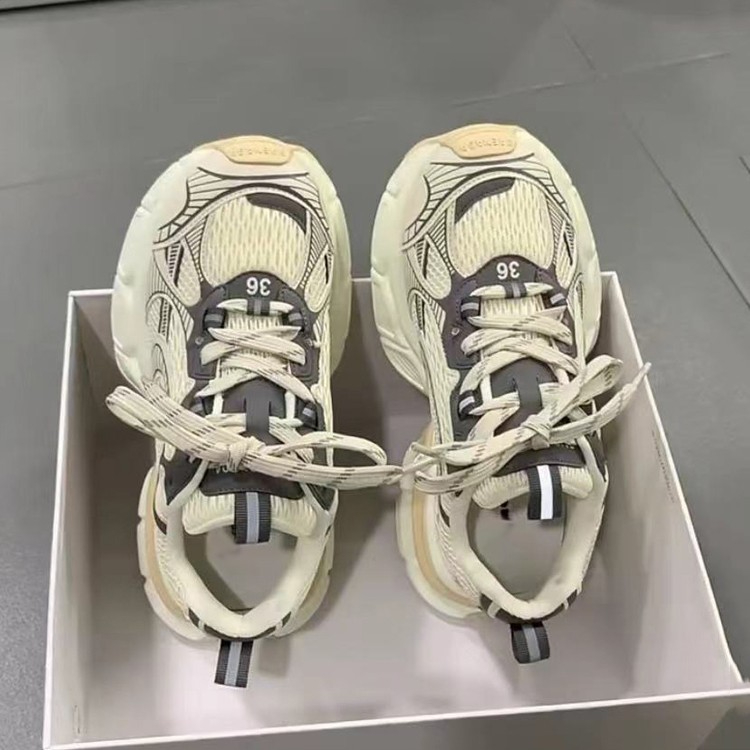 Z-2 Women's New Platform Breathable Sneakers Lace-Up Casual Shoes