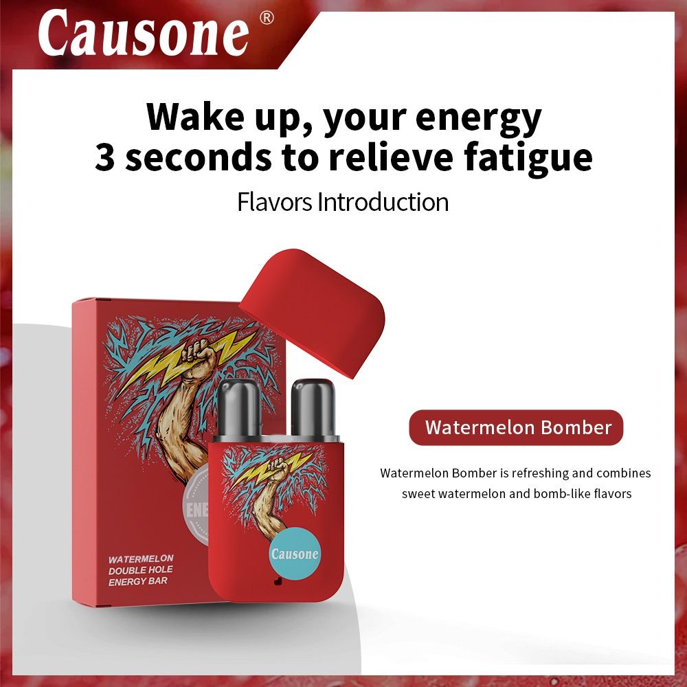 CAUSONE Thunder Blade Dual-hole Nasal Inhaler, Portable Cooling Aroma Stick, Refreshing Nasal Essential Oil Stick, Comfort Scented Inhaler for Travel, Driving and Daily Use
Watermelon