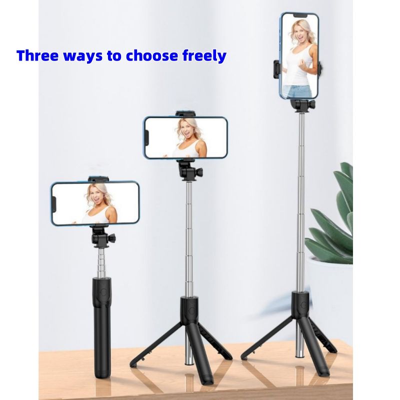Selfie stick F210 67CM Anti shake selfie stick, Bluetooth remote control, tripod, multifunctional CRRSHOP Digital Phone Parts 