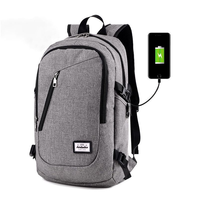 Fashion Man Laptop Backpack USB Charging Computer Backpacks Casual Style Bags