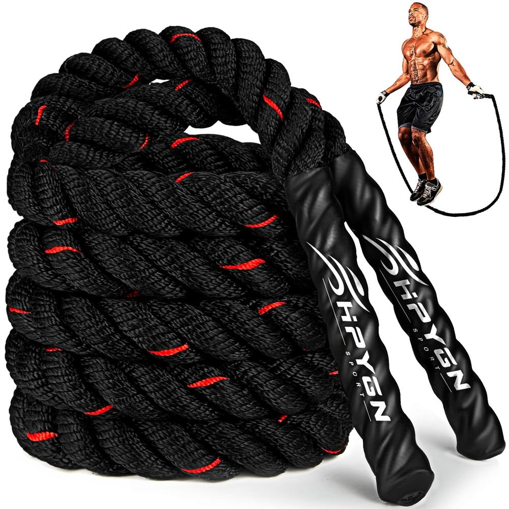 Jump Rope, Weighted Jump Ropes for Men women, 2.8lb 3.8lb 5lb Heavy Skipping Rope for Exercise, Adult Jumpropes for Home Workout, Improve Strength and Building Muscle,Total Body Workout Equipment