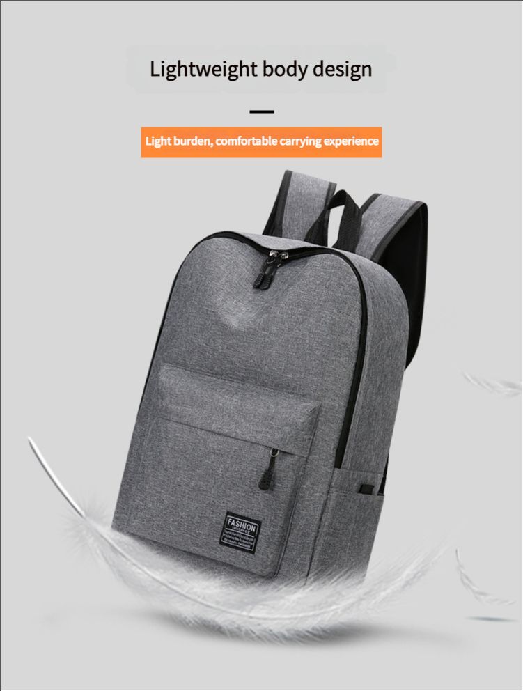 Cross border minimalist business backpack 2024 new large capacity student backpack outdoor leisure backpack wholesale