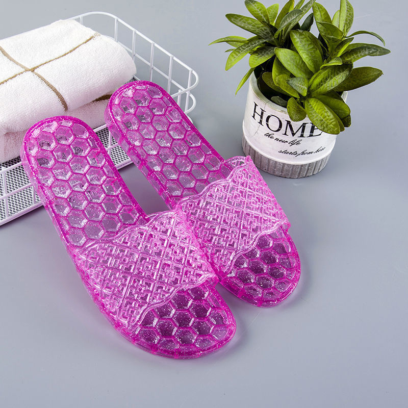 102 Shoes Jelly Flip Flops Comfy PVC Summer Slipper for Women