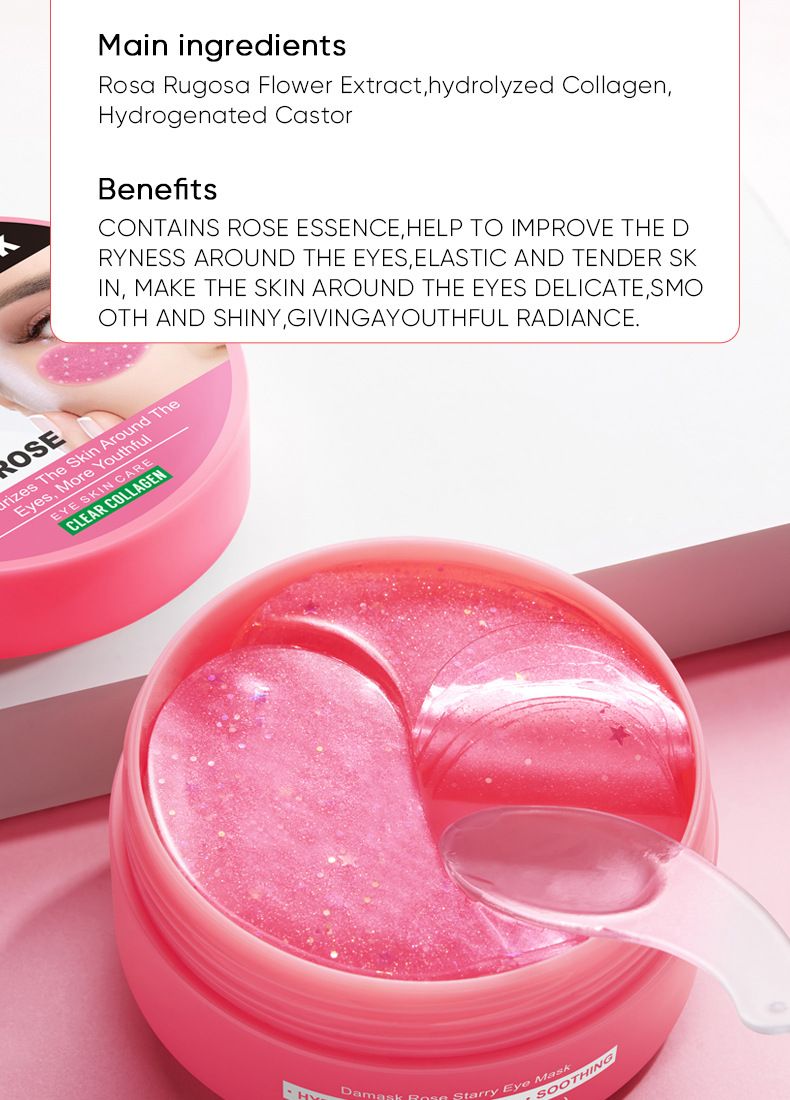Rose Starry Sky Eye Mask Hydrating Eye Care Eye Mask