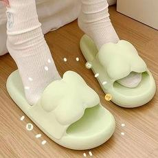 060 Women's Four-Leaf Clover Slippers Soft Bottom Odor-Proof Couple Indoor Home Anti-Slip Slippers