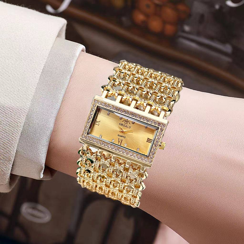 2026 New Square Dial Quartz Wrist Watch for Women, Elegant Minimalist Ladies Analog Timepiece, Stylish Daily Dating Party Female Dress Watch Gift