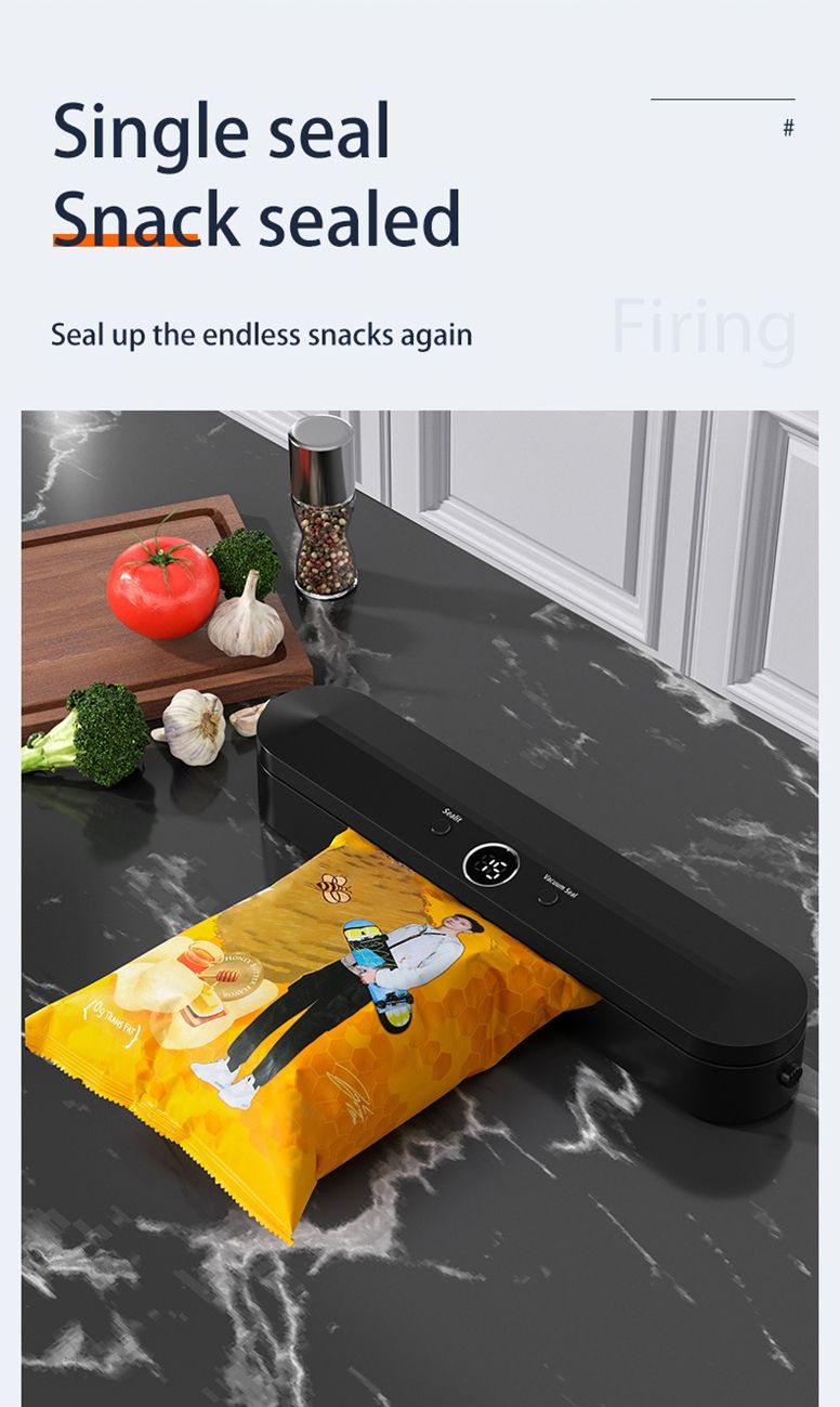 Vacuum machine small vacuum sealer snack food packaging machine automatic sealing bag household plastic seal preservation