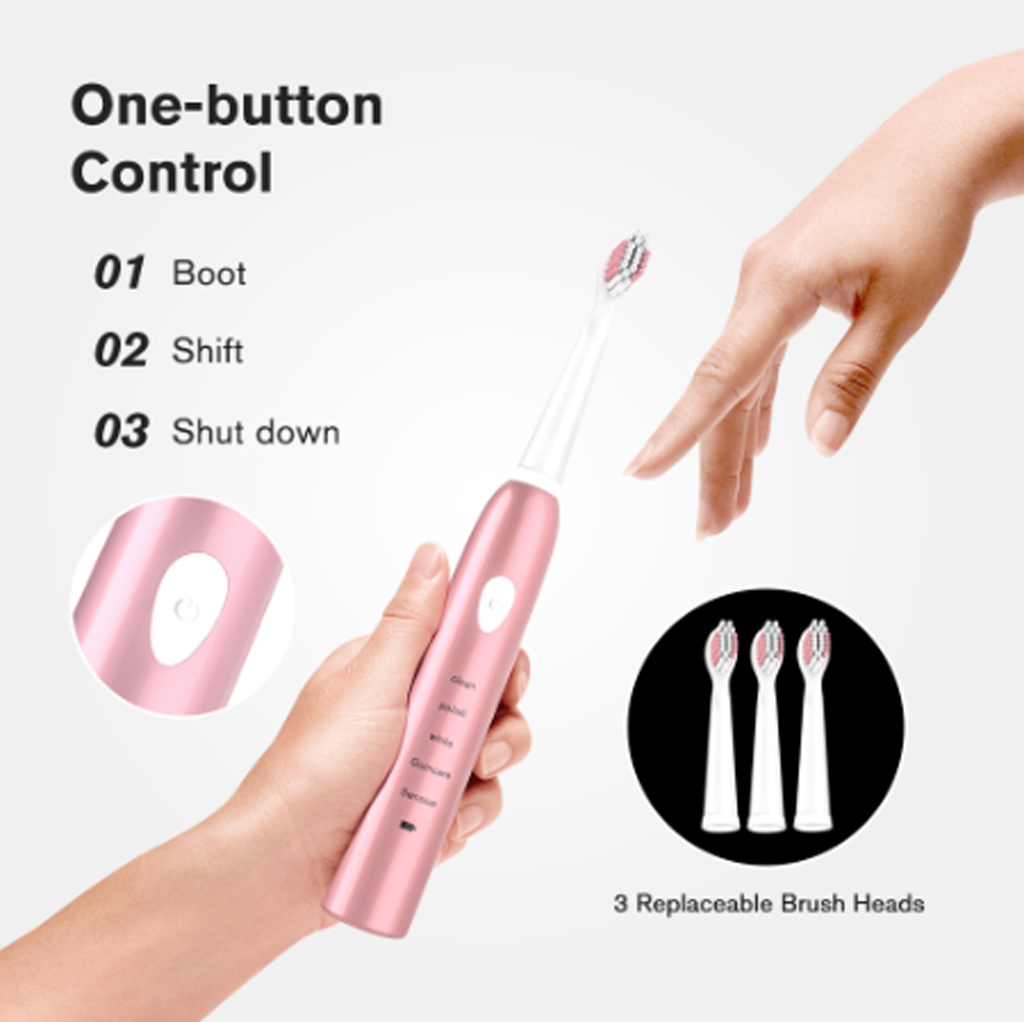 Powerful Ultrasonic Sonic Electric Toothbrush USB Charge Rechargeable Tooth Brushes Washable Electronic Whitening Teeth Brush