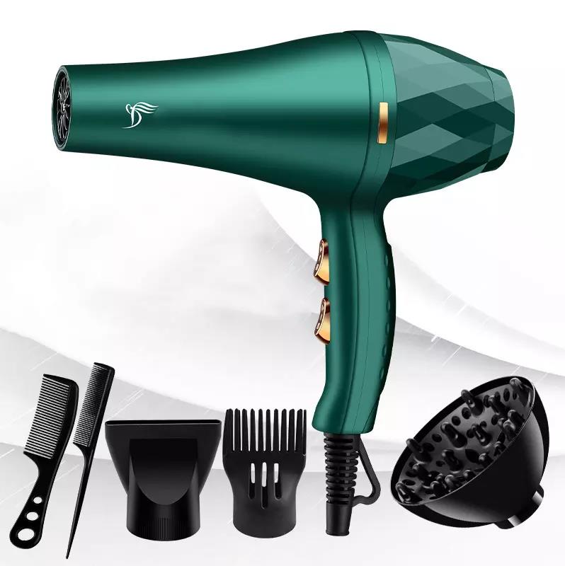 Professional Powerful Hair Dryer Fast Dry Styling Blow Barber Salon Styling Tools Hot/Cold Air Blow Dryer 3 Speed Adjustment