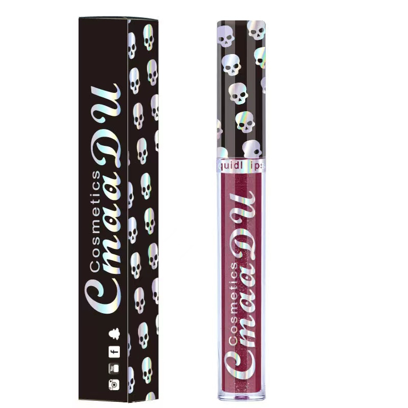 CmaaDu Diamond Liquid Lipstick 8 Color Shiny Metal Color Lip Gloss Waterproof Lasting Lips Makeup Cosmetic for Women Beauty