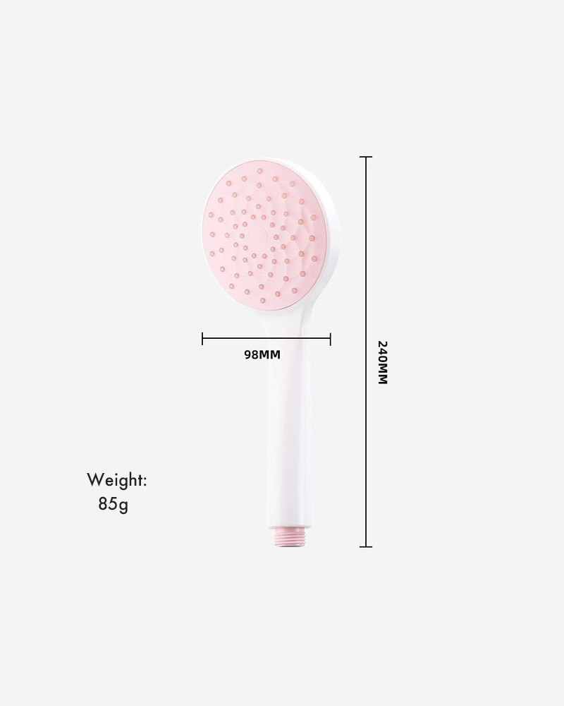 Handheld Shower Head, High Pressure, Water Saving, Shower Sprayer, Pink