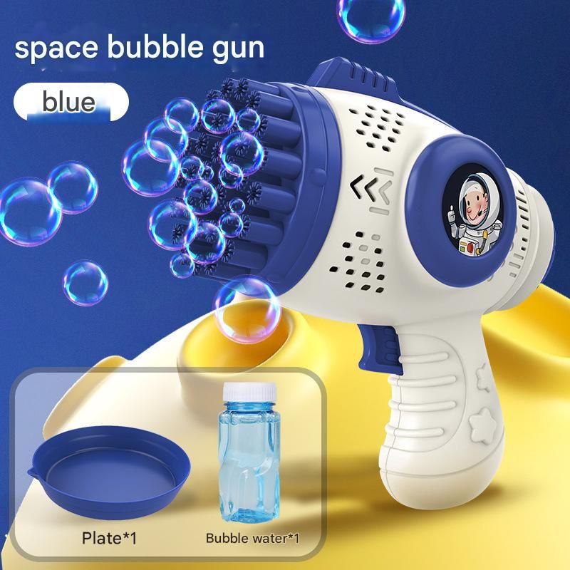 Luminous Bubble Gun Handheld Gatling Bubble Blower Fun Fully Automatic Children's Toy