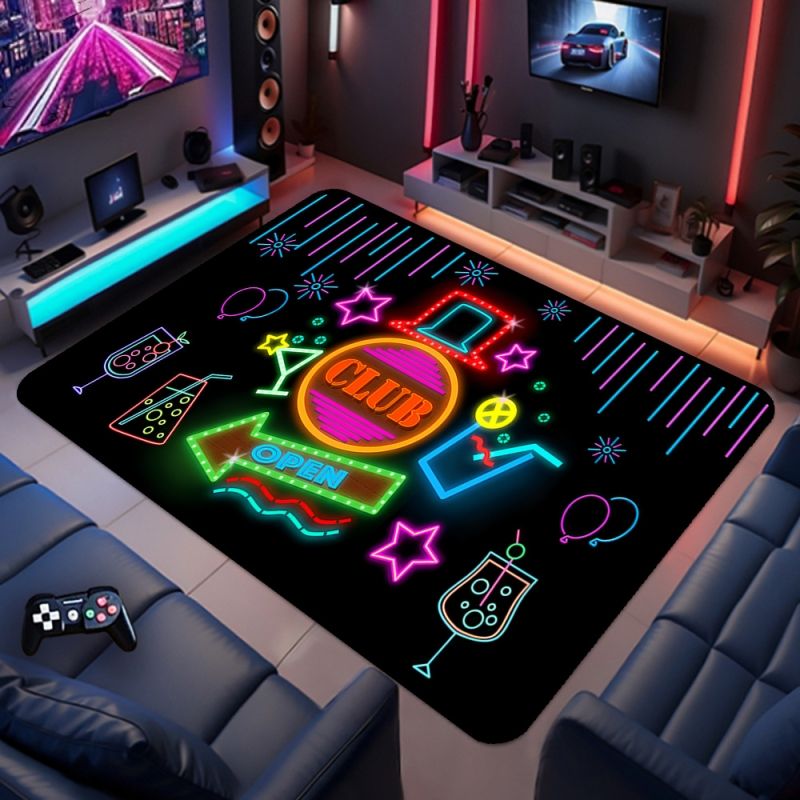 3D visual home living room carpet,40*60cm ,50*80cm,60*90cm Crystal carpet velvet thickened room decoration floor mat, dirt resistant, easy to maintain