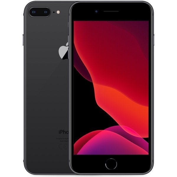 Apple iPhone 8 Plus (Unlocked, 64GB,256GB) – 5.5” Retina HD Display, A11 Bionic Chip, Dual-Camera System Refurbishment GSM Phone 【Lowest Price Online】Black
