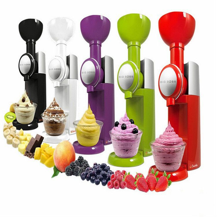 Big Boss Swirlio Home Fruit Ice Cream Maker Homemade Ice Cream Maker Blender