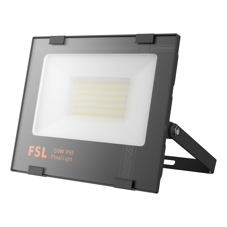 FSL Outdoor LED Flood Light, IP65 Waterproof Exterior Security Lights 6500K Daylight White Super Bright Lighting for Playground Yard Stadium Lawn Ball Park