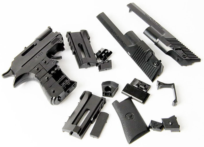 New Assembly Toy Gun Building Blocks Pistol Rifle DIY 3D Miniature Model Plastic Gift for Boy Kids
