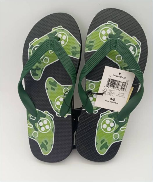 Children's Custom Logo Print PVC Flipflops Slipper- Outdoor Strand Unisex Slippers